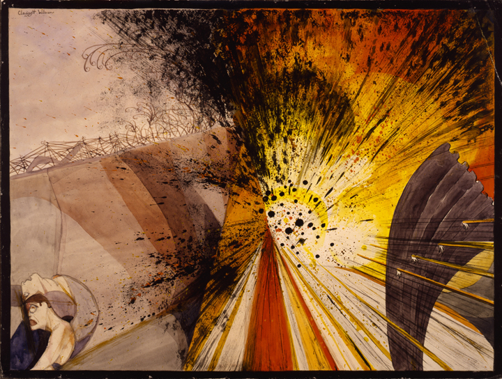 Claggett Wilson, Flower of Death-The Bursting of a Heavy Shell-Not as It Looks, but as It Feels and Sounds and Smells